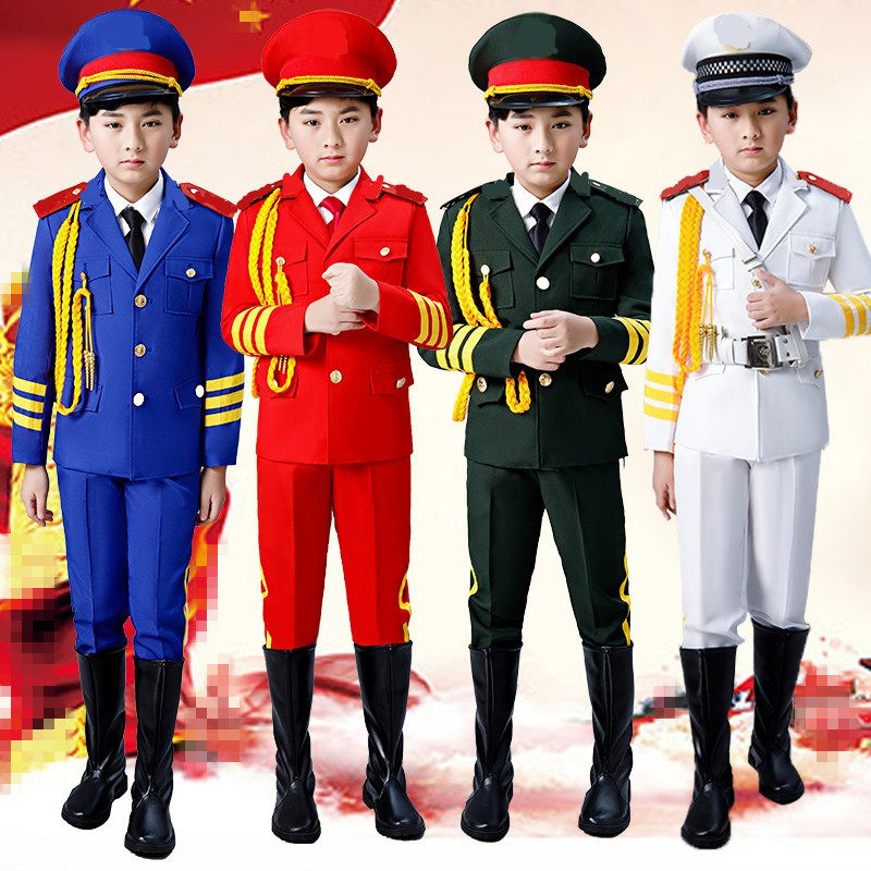 儿童升旗手c服装幼儿园升旗仪式服装中小学生升旗手服装鼓号队服