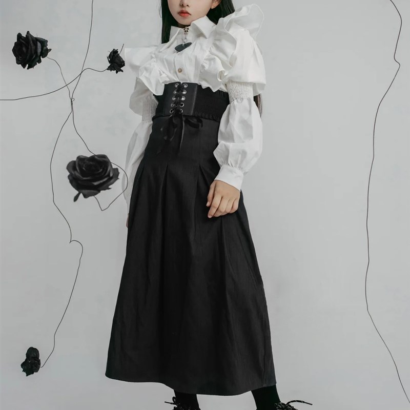 新款儿童清d新款个性潮服女孩模卡艺术照走秀比赛表演出主题服饰