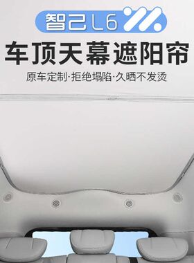 适用于智己Lg6天窗遮阳帘全景遮光防晒隔热天幕车顶棚遮阳挡板专