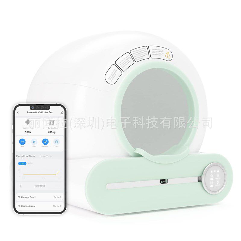 新品研发自动铲屎机宠物智能猫砂盆全自动猫厕P所防外溅带砂猫屎