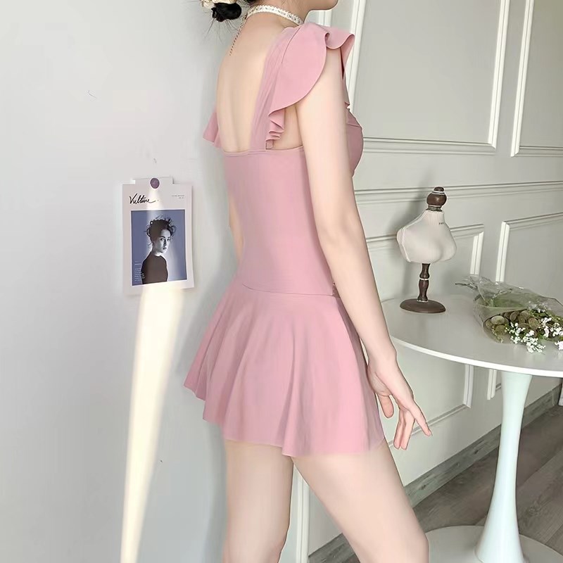 泳衣女士连体保守遮肚显瘦2024新款爆款泡游泳装钢圈V2023年平角