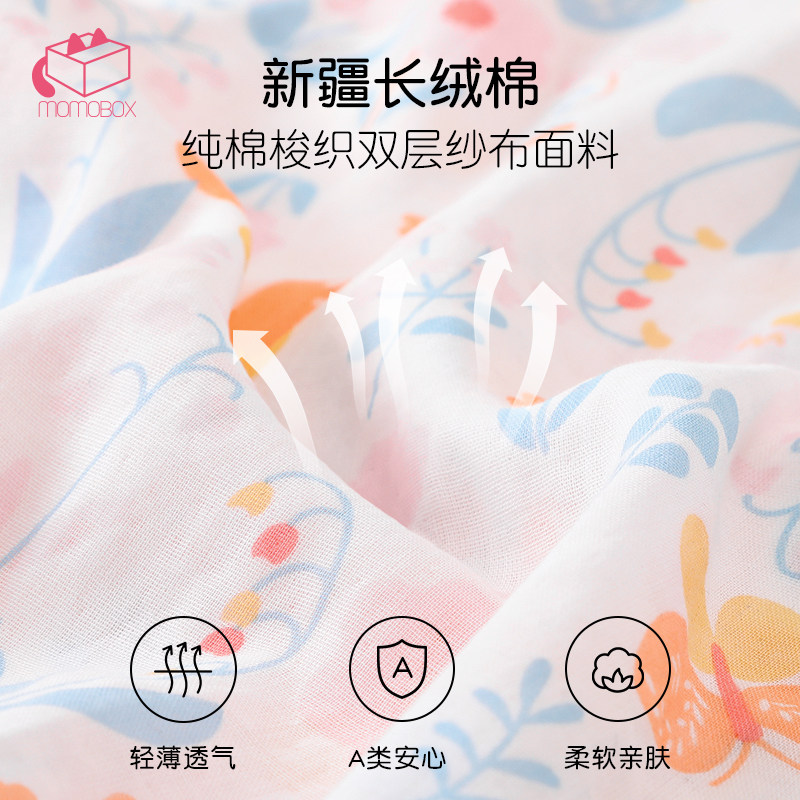 婴儿夏季包屁f衣新中式国风纱布连体衣宝宝夏天薄款透气三角爬