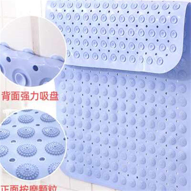 草绿色浴室防滑i地垫厕所门口防水垫子家用洗手洗澡间镂空防摔脚