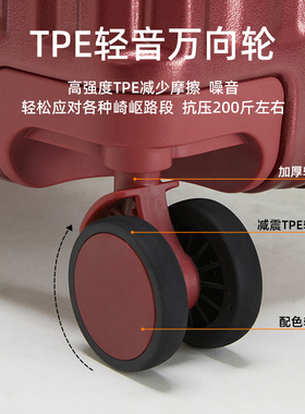 结婚行李箱陪嫁箱j红色箱子拉杆箱女2023新款婚礼用新娘嫁妆箱24