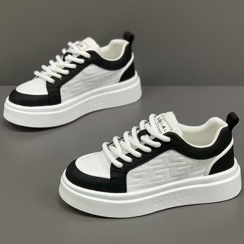 男鞋秋季透气2025新款薄款休闲小白鞋子潮鞋韩版百搭男士运动板鞋