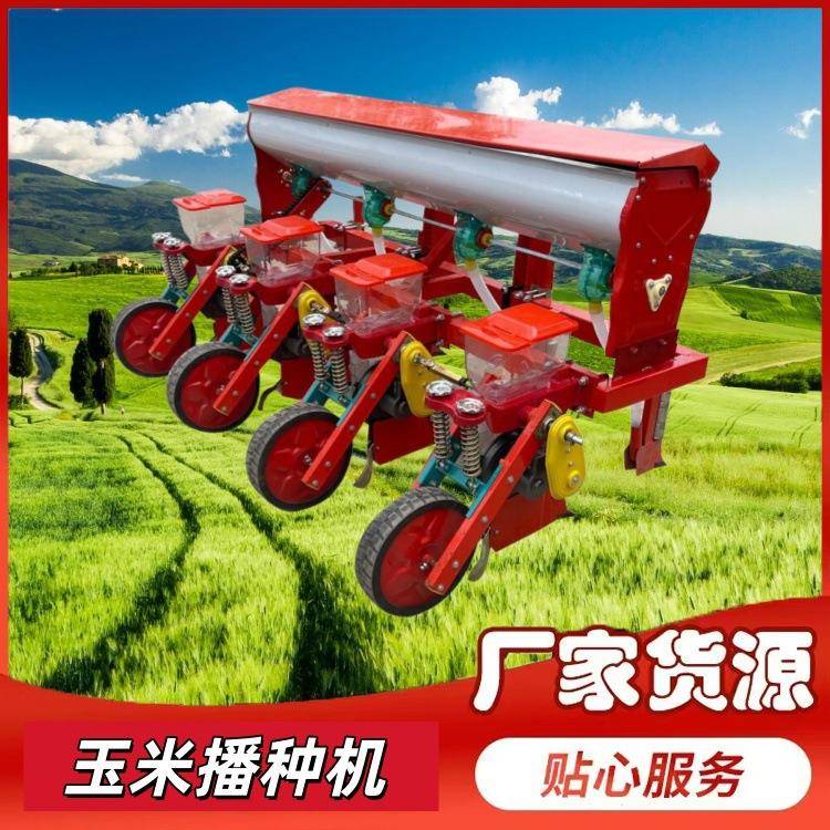 玉米播种机精播机免扣膜粘玉米种植机旋耕播种施肥一体机厂家直销