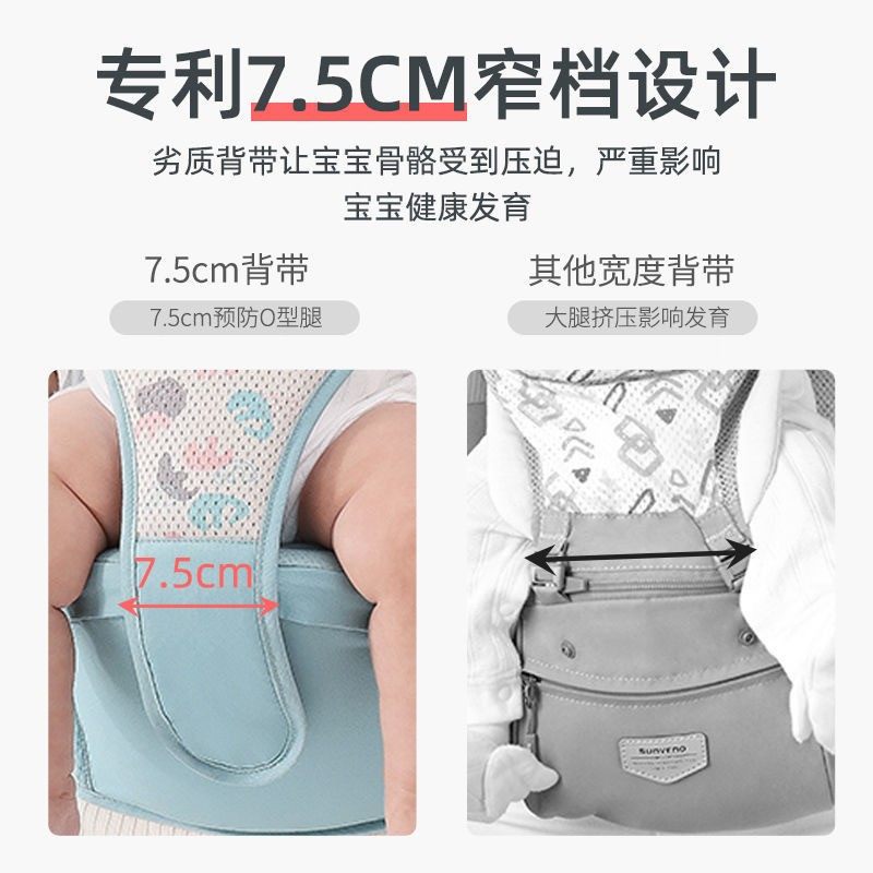背带婴儿透气宝宝腰凳四季外出轻便多功能抱娃神器前抱式前后两用,婴童用品,抱婴腰带/腰凳,淘宝优惠券,粉丝福利购,淘宝优惠卷