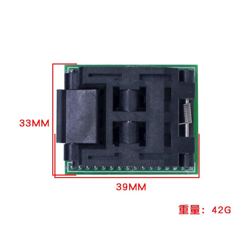 STC专用 LQFP-32 烧录座 SA663 转换座 IC芯片测试座