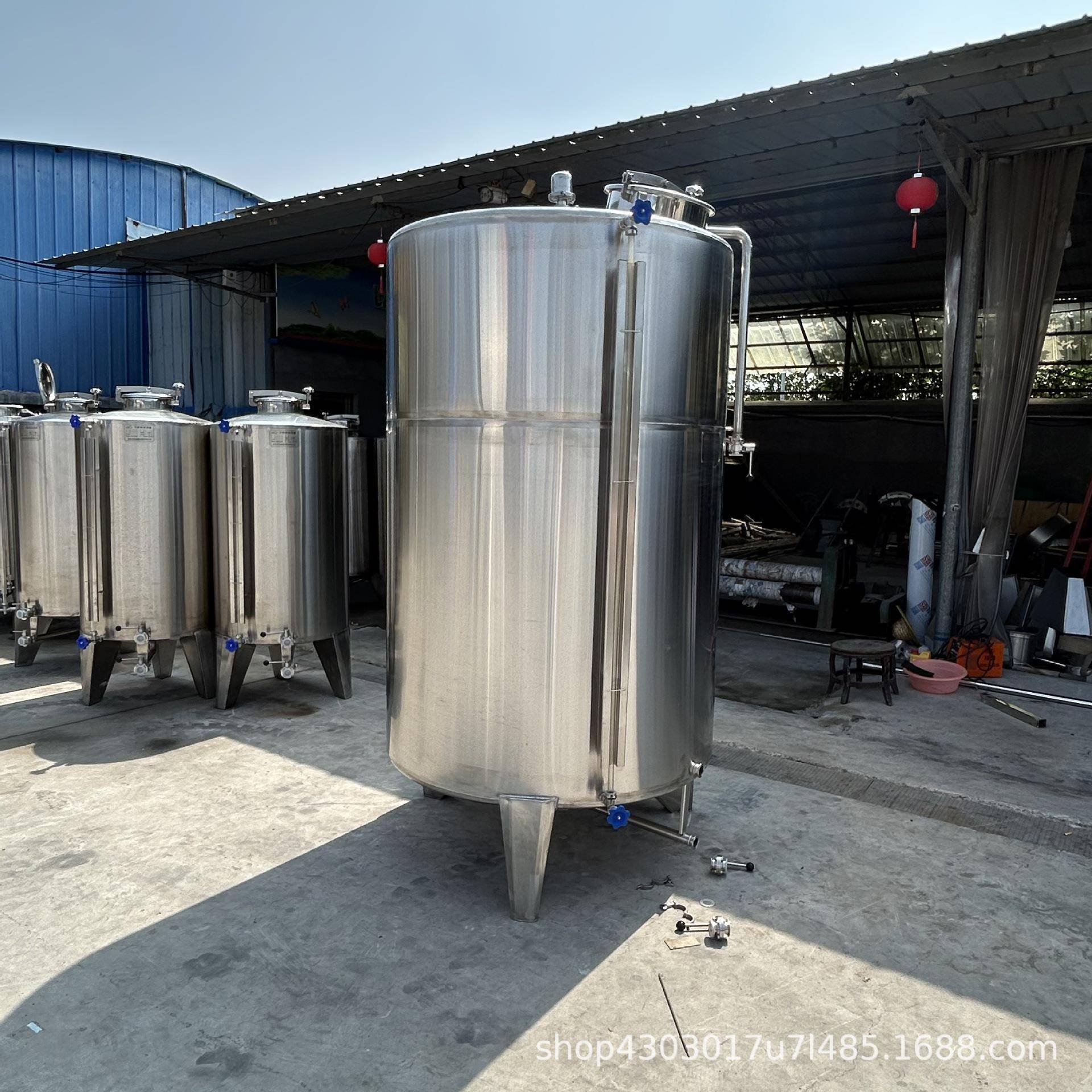 2立方不锈钢储油罐花生油菜籽油储蓄罐多规格密封好立式存油罐