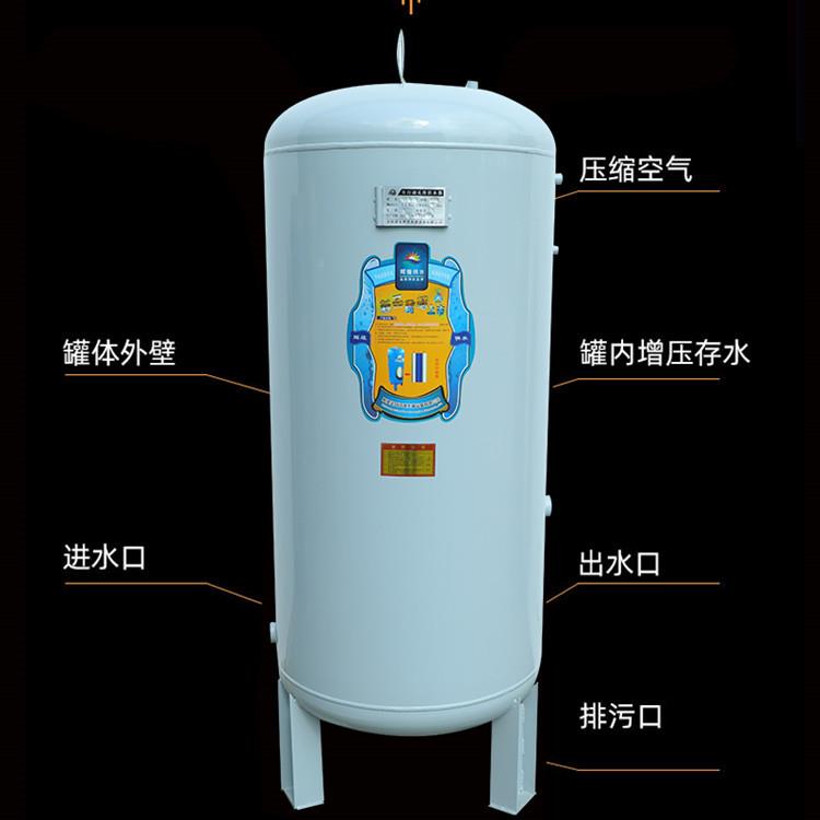 厂家家用碳钢压力罐全自动自来水井水蓄水罐加厚无塔供水器