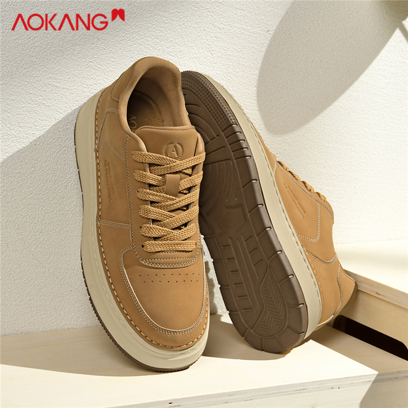 奥康2025新款透气休闲板鞋