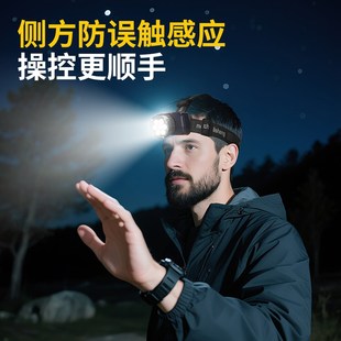 立胜头灯2025新款强光超亮超长续航户外登山钓鱼专用小型头戴式
