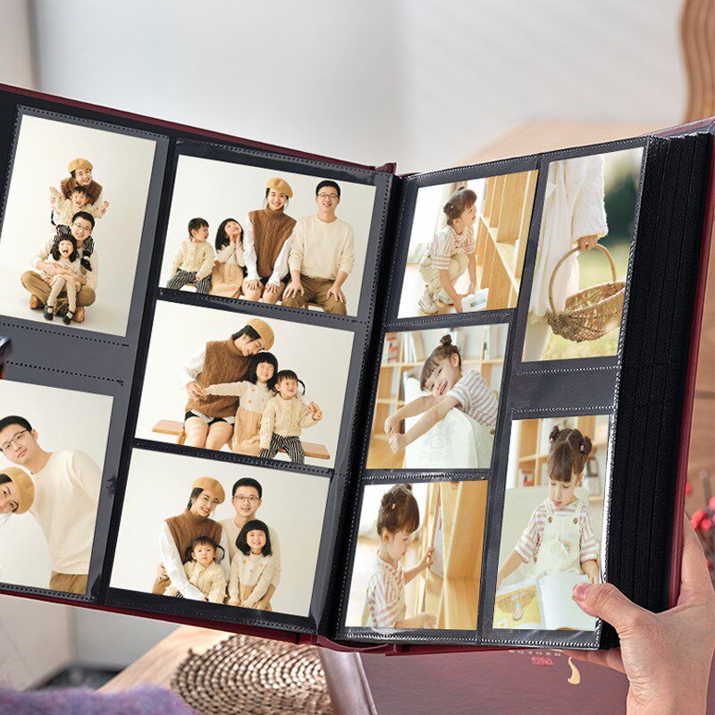 相册本儿童纪念册家庭影集宝宝成长记录册5寸6寸78大容量插页式
