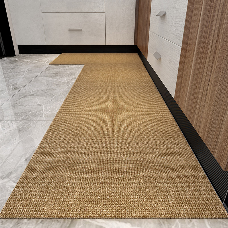 专用厨房地垫防滑防油吸水可擦免洗家用脚垫耐脏进门长条纯色地毯,居家布艺,厨房地垫,淘宝优惠券,粉丝福利购,淘宝优惠卷