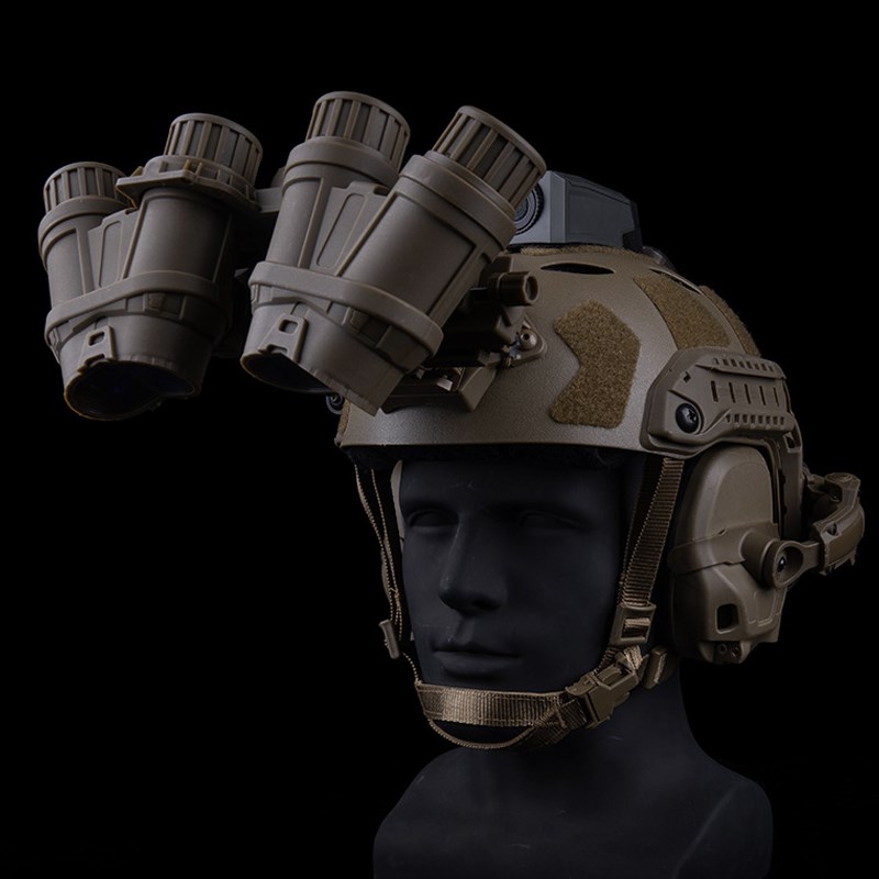 战术兵GPNVG1四目夜视仪模型热融合版自带电源线旋钮cos漫展装备