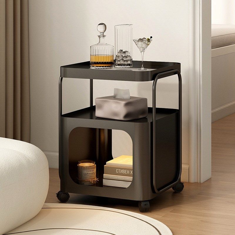 客厅小推车沙发边柜小户型家用玻璃铁艺茶几卧室床头柜可移动边几,住宅家具,移动边几/推车,淘宝优惠券,粉丝福利购,淘宝优惠卷