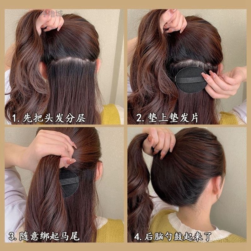 蓬松增高头发浏海夹发根高颅顶神器发夹垫发器女发夹夹子头饰自然