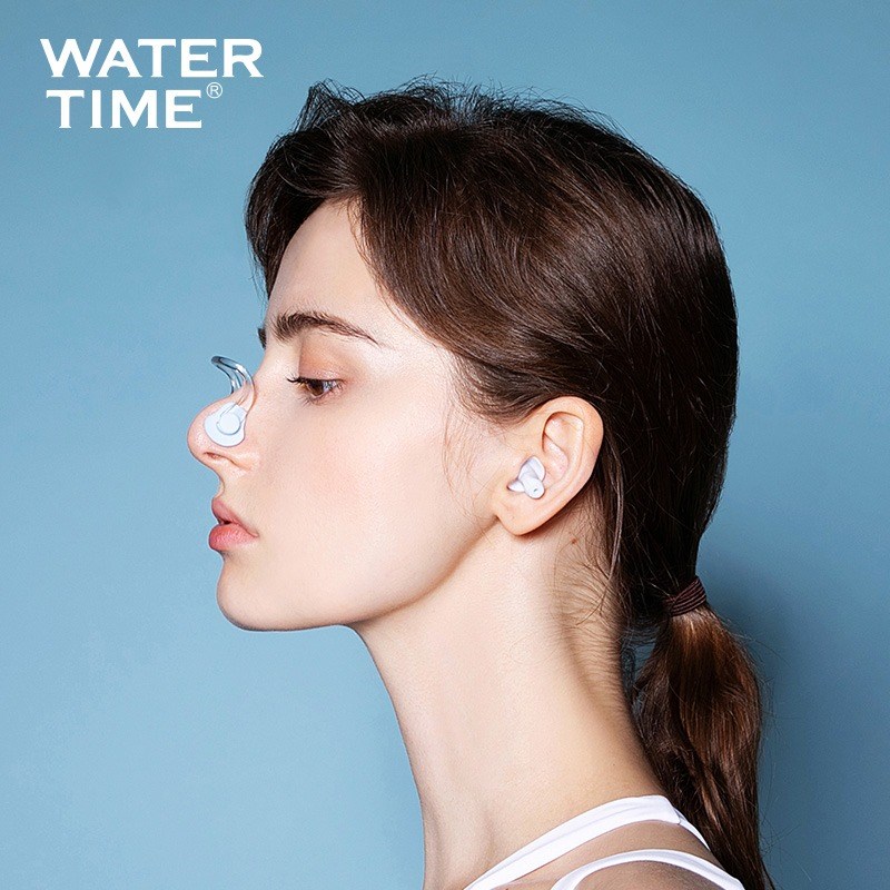 WaterTime游泳鼻夹防呛水专业成人儿童专用耳塞防水防滑鼻塞套装