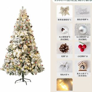 1.8 新款 1.5 圣诞装 2.1米仿真商场橱窗家用摆件发光 饰圣诞树套装
