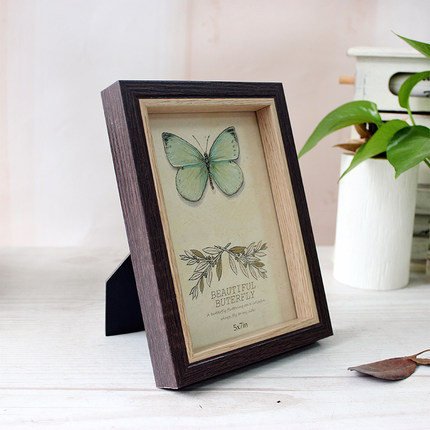 复古相框摆设美式风6寸7寸8寸10寸画框创意像框摆台挂墙照片相架