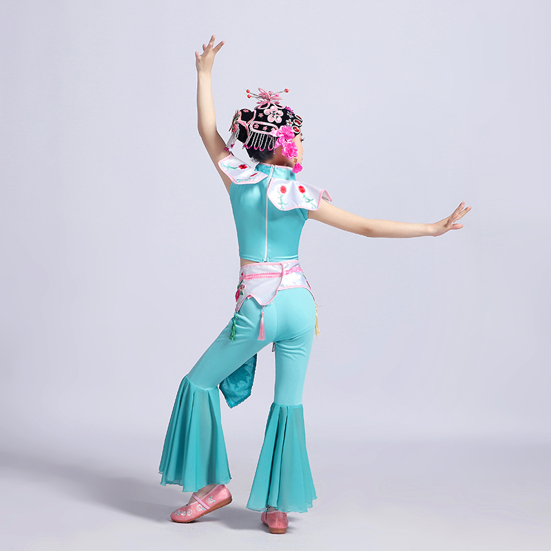 小戏骨舞蹈服俏花旦演出服儿童京剧演出服少儿戏曲小红娘舞台服装