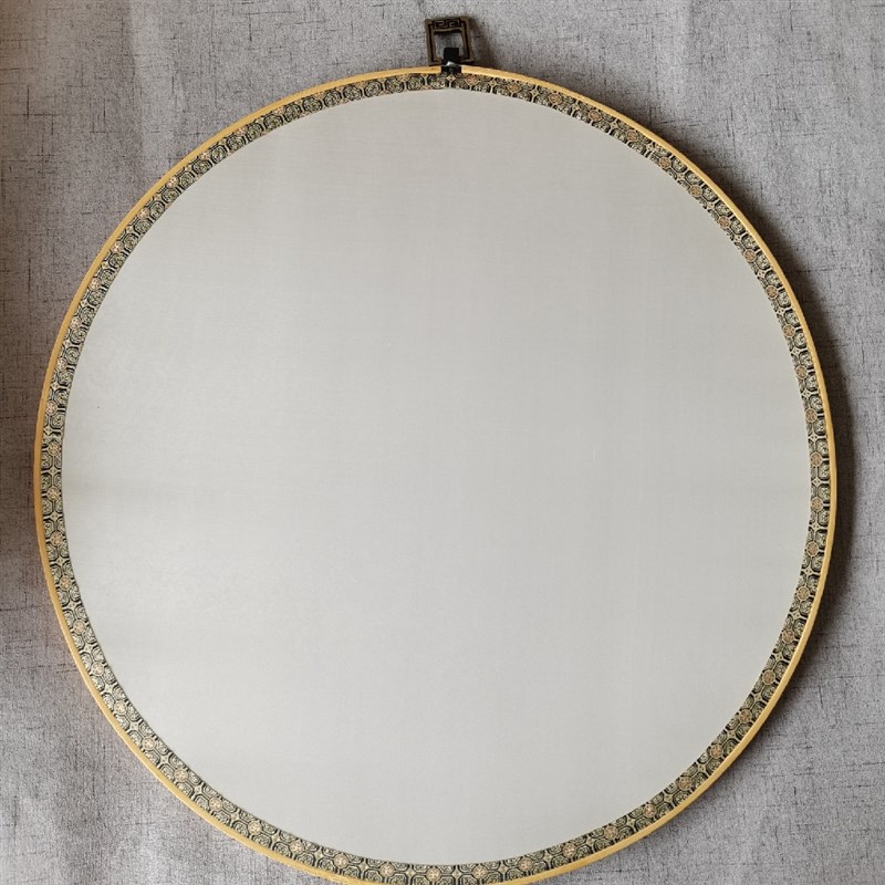 新款30至50厘米空白团扇子竹悬挂式画框手绘工笔古典宫廷风定制