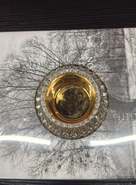 巴卡la出口法式水晶手工烛台高端样板间西餐桌蜡烛香薰装饰品摆设