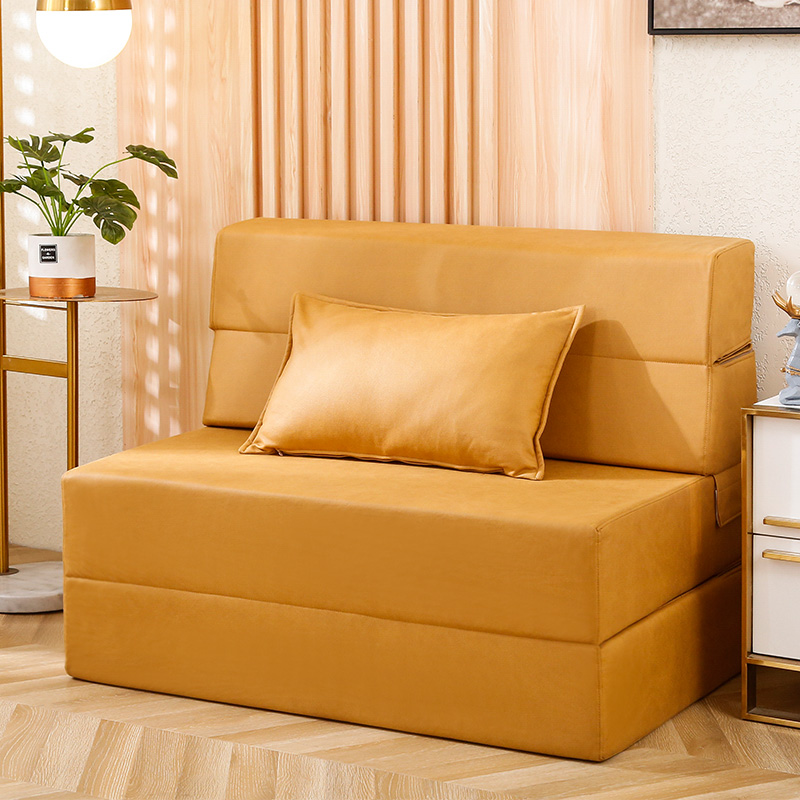 高密度折叠海绵床垫午休打地铺睡垫科技布办公室座垫榻榻米垫定制