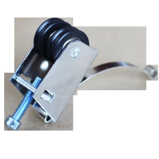 2个双排凹轮衣柜浴室推拉移门玻璃铝合金门推拉门滑轮弹片并排轮