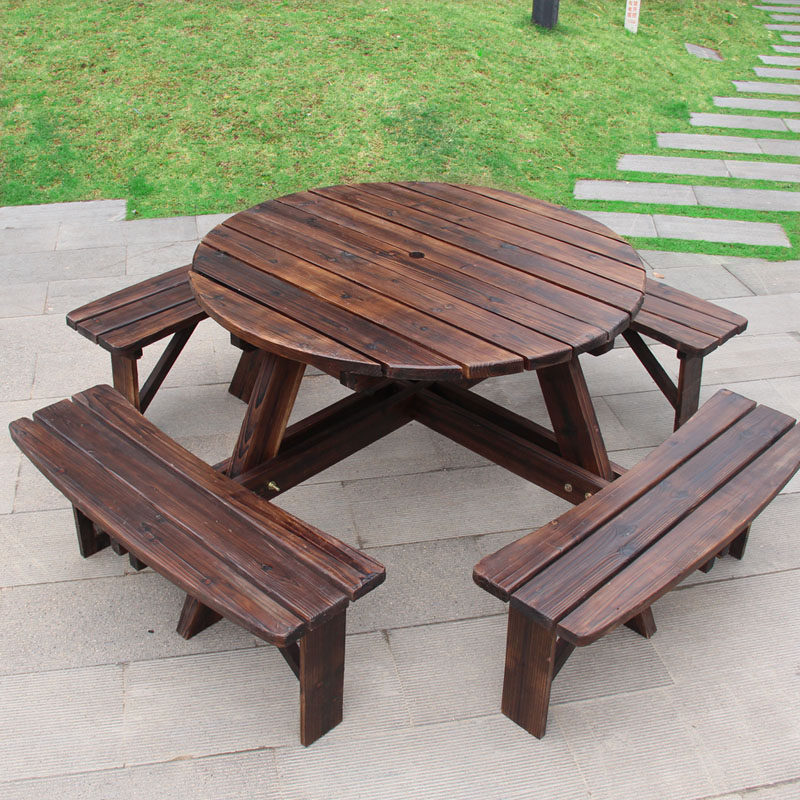 户外防腐木桌椅组合阳台露台花园露天大排档庭院休闲室外实木碳化,住宅家具,桌椅套件,淘宝优惠券,粉丝福利购,淘宝优惠卷