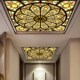 欧尚系列走廊吊顶玻璃过道客厅装 饰亚克力透光板艺术天花灯板造型
