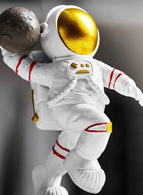 北欧创意可爱儿童礼物太空人摆设客厅书房办公室桌面装饰品小摆件