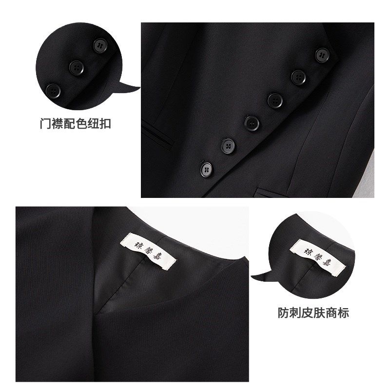 短款马甲背心女设计感2024春装新款收腰修身气质外穿网红西装马夹