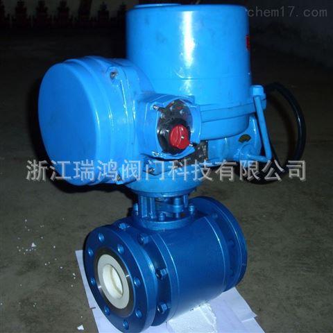混批供应衬陶瓷电动球阀动球阀陶瓷球阀Q941TC电动陶瓷球阀