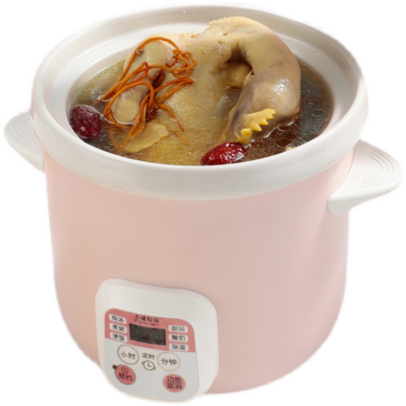110V220V美规电炖锅定时预约保温多功能电炖盅煮粥炖汤煲饭出北美