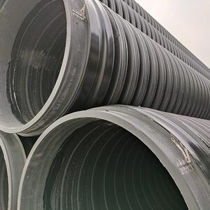 甄选内肋强PE螺旋波纹管PE缠绕管源头厂家直销市政排水广东纳大钰