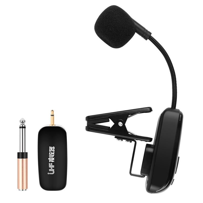 萨克斯无线麦克风话筒耳麦专业舞台演出室户外二胡乐器专用拾音器
