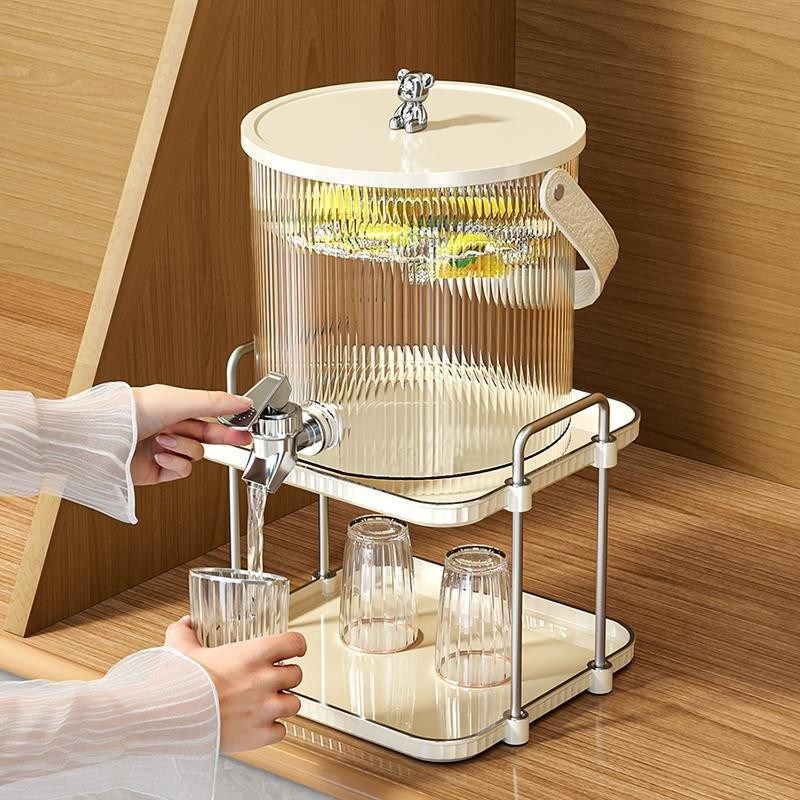 冷水壶冰箱果汁壶家用水果茶桶带龙头凉水壶大容量饮料桶冰啤酒桶,餐饮具,冷水壶,淘宝优惠券,粉丝福利购,淘宝优惠卷