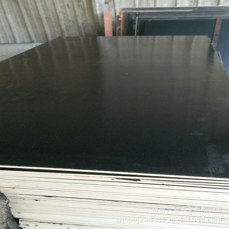 建筑模板黑色覆膜清水模板 防水耐腐蚀重复使用工地专用模板