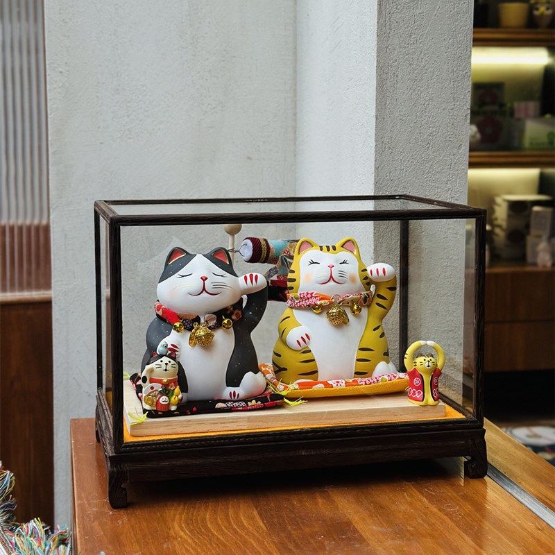 日式招财猫摆件店铺新店开业礼物高档实用摆件生日礼品陶瓷发财猫