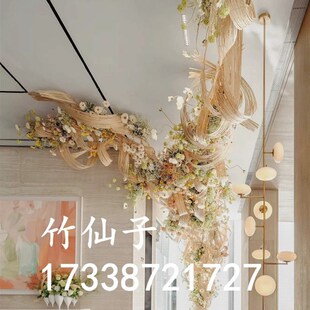 竹编竹条竹排编织材料薄竹蔑片竹皮竹丝婚礼婚庆布置背景装饰手工