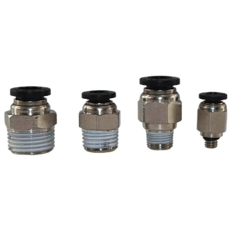 PU气管气缸PC8-02快速接头PC4-M5快插PC6-01螺纹直通PC10-03 PC12