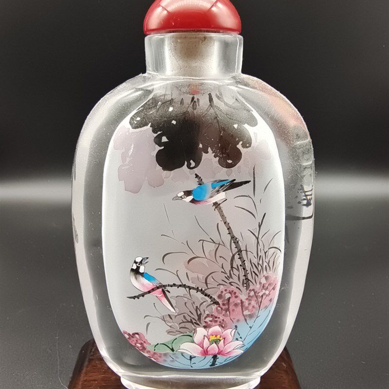 内画鼻烟壶特色手工艺手绘送领导客户高档礼品中国特色手工艺摆件