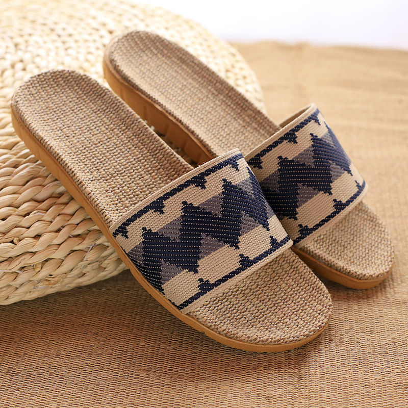 亚麻凉拖男四季室内情侣家居防滑日常休闲卧室露趾静音拖鞋女夏A,居家布艺,居家棉拖/棉鞋,淘宝优惠券,粉丝福利购,淘宝优惠卷