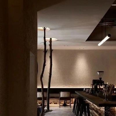 树枝树干装饰枯木咖啡厅民宿装饰干树枝造景木头摆U件北欧圆木柱