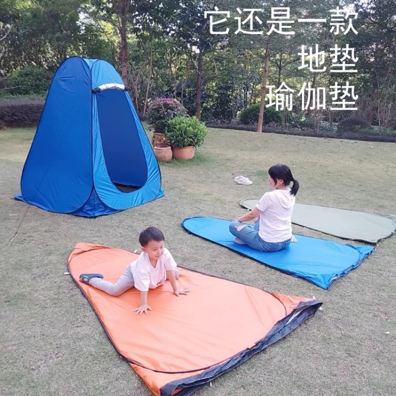 可移动试衣间户外临时简易夜市摆地摊挡风神器服装店商场折叠围挡