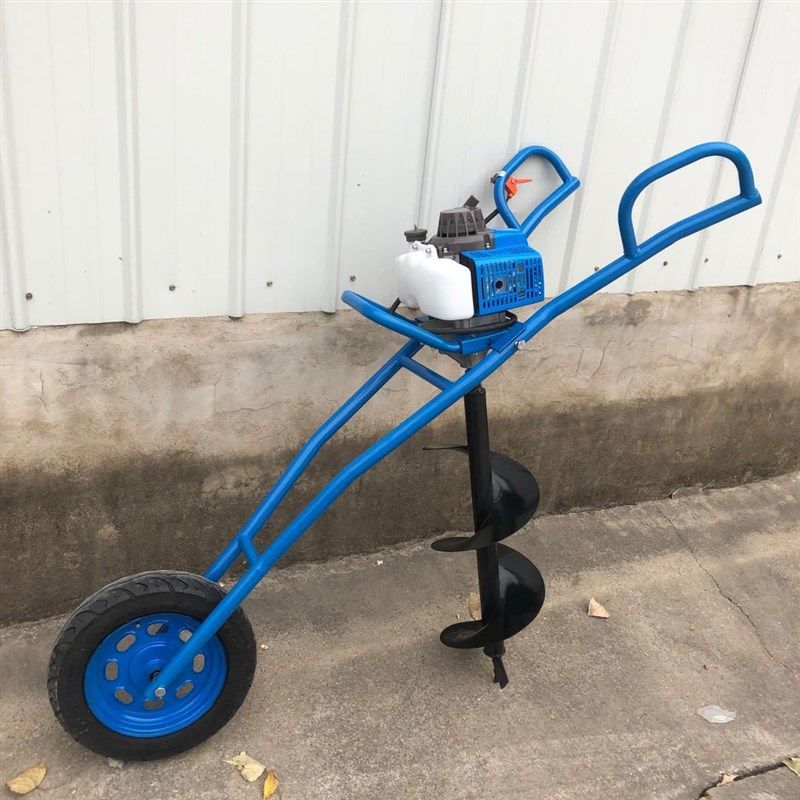 196cc手抬挖坑机 大功率树苗种植机 果园树苗钻地机