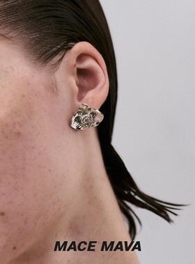 MACE MAVA 珀兰 蝴蝶兰自然耳饰女款高级感原创醋酸锆石耳钉20710