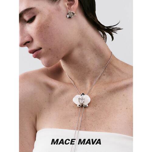 MACEMava珀兰蝴蝶兰项链