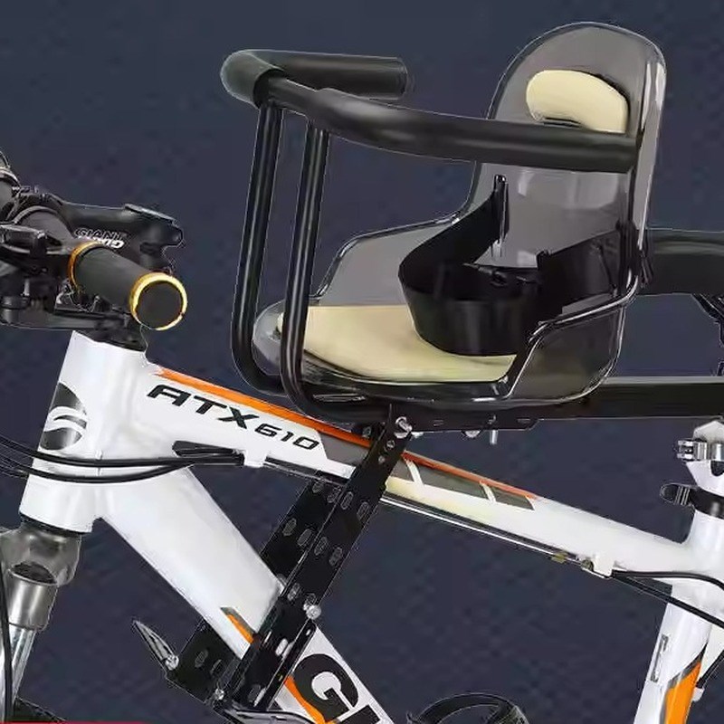 山地车1-3岁儿童座椅前置自行车宝宝车折叠车弯梁单车凳